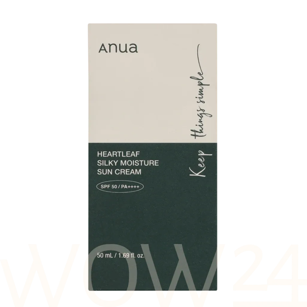 Anua Heartleaf Silky Moisture Sun Cream