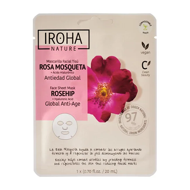 Iroha Rejuvenating mask Anti-Age Rosehip Face