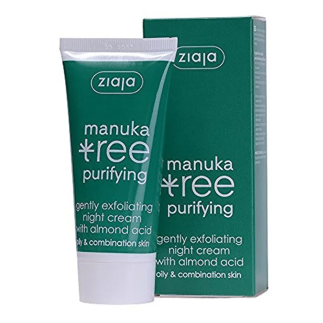 Ziaja Night Cream Gently Exfoliating Manuka