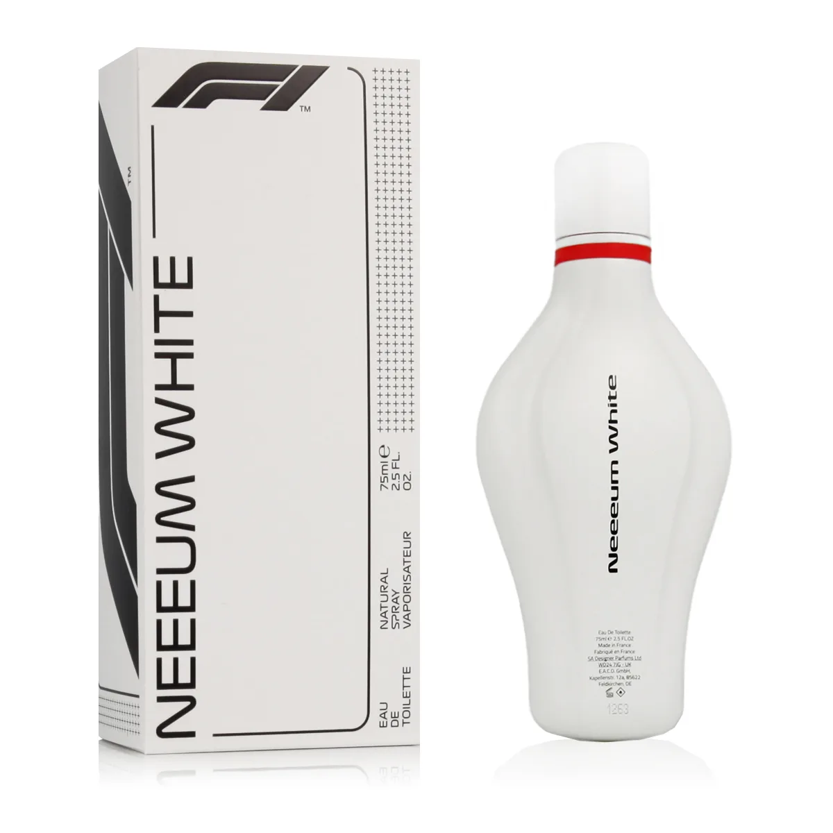F1 parfums Race Collection Neeeum White