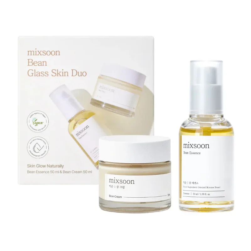 Mixsoon Bean Glass Skin Duo facial