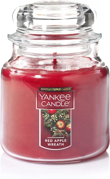 Original jar red apple wreath