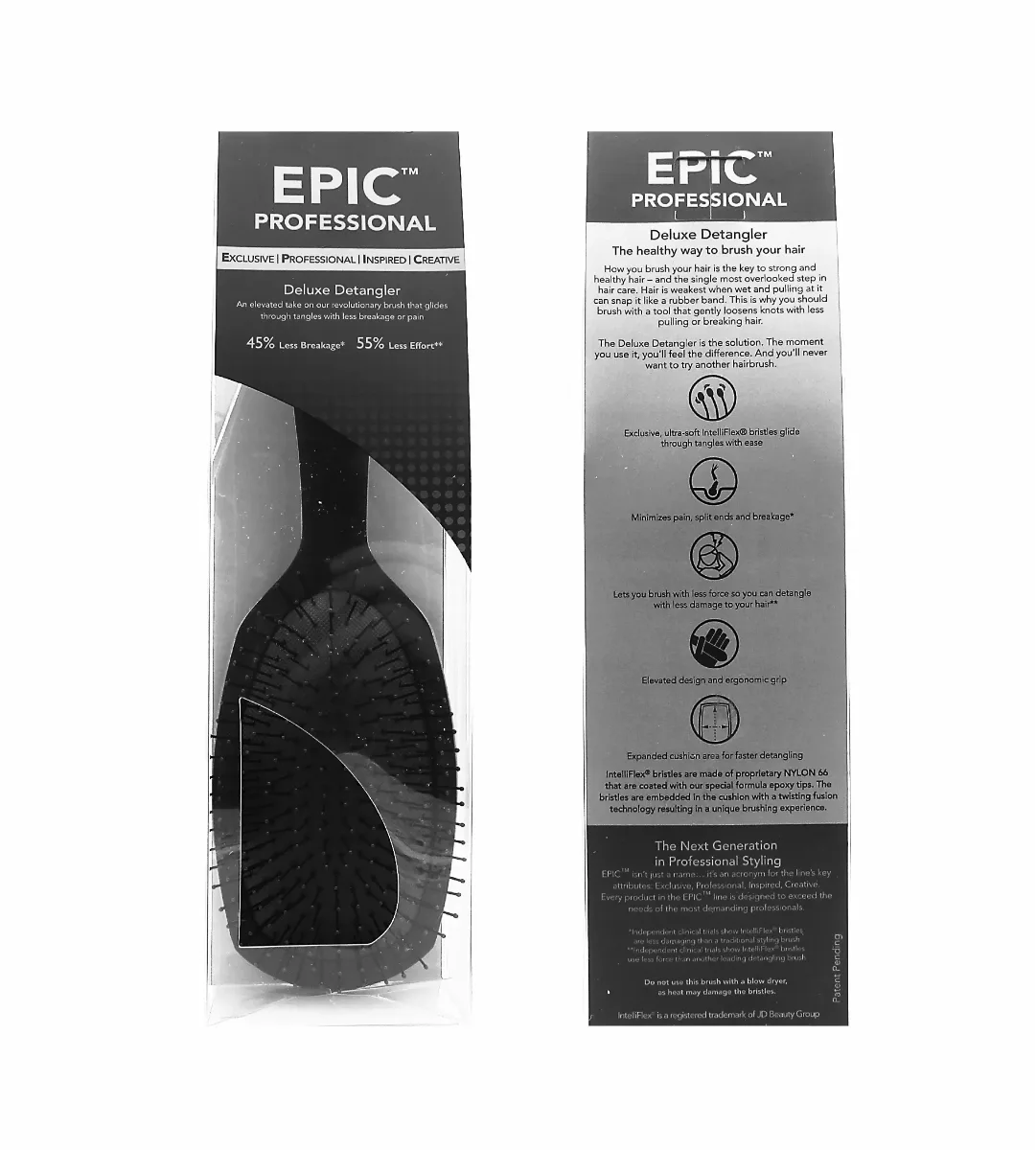 Wet Brush hairbrush black EPIC Deluxe