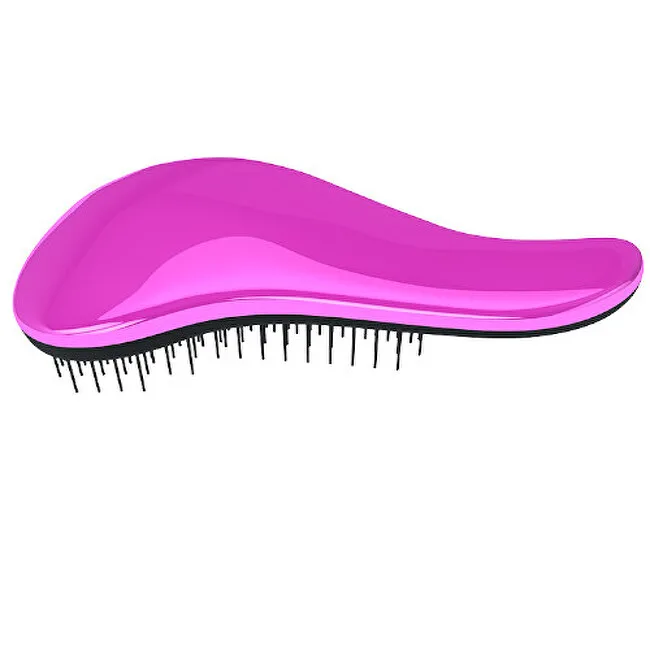 Dtangler Hair brush with Metalic Pink