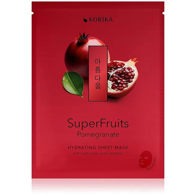 KORIKA Superfruits Hydrating Sheet Mask Pomegranate
