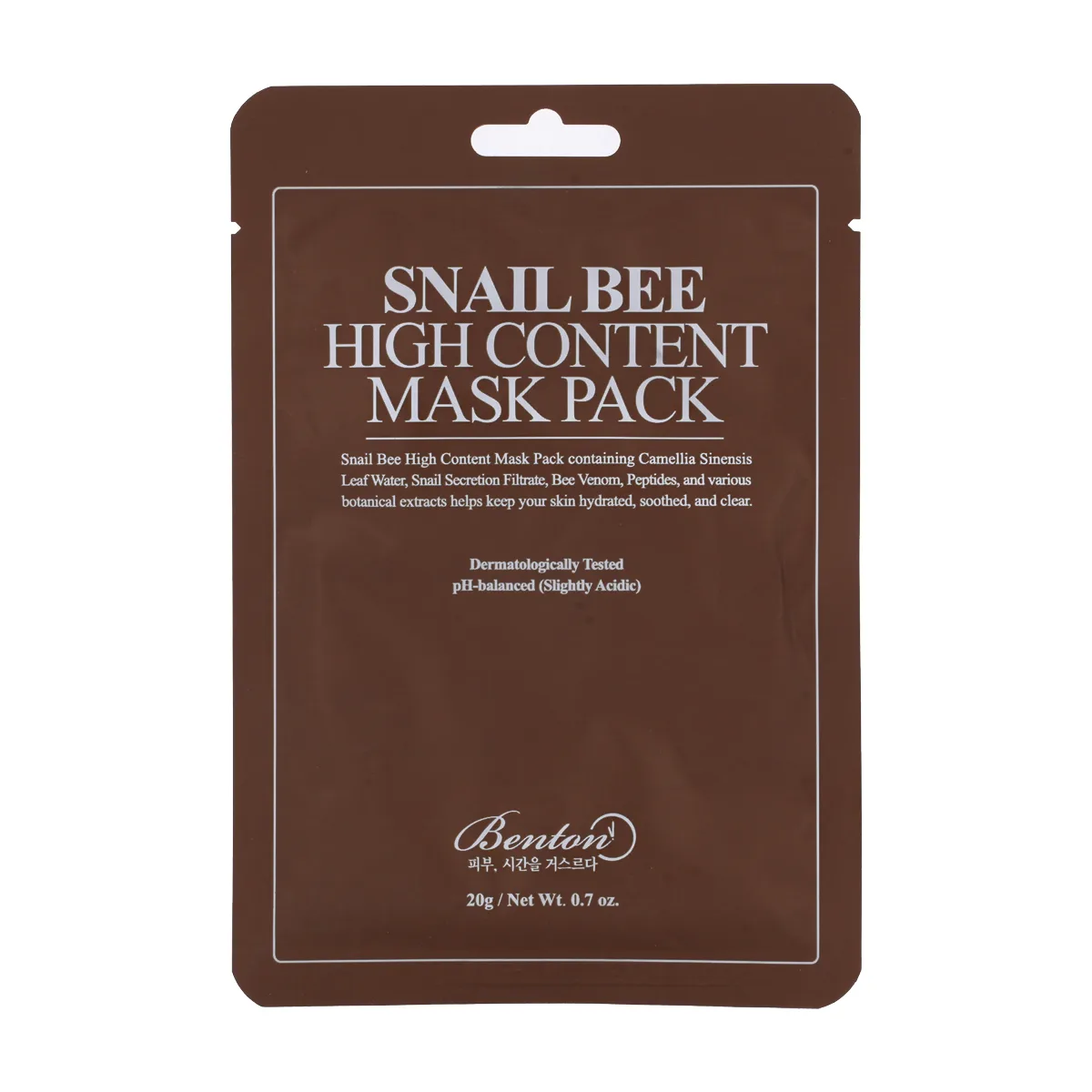 Benton Snail Bee High Content Mask