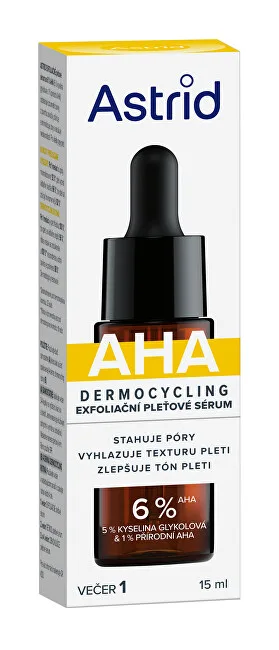 Astrid Dermocycling AHA exfoliating facial serum