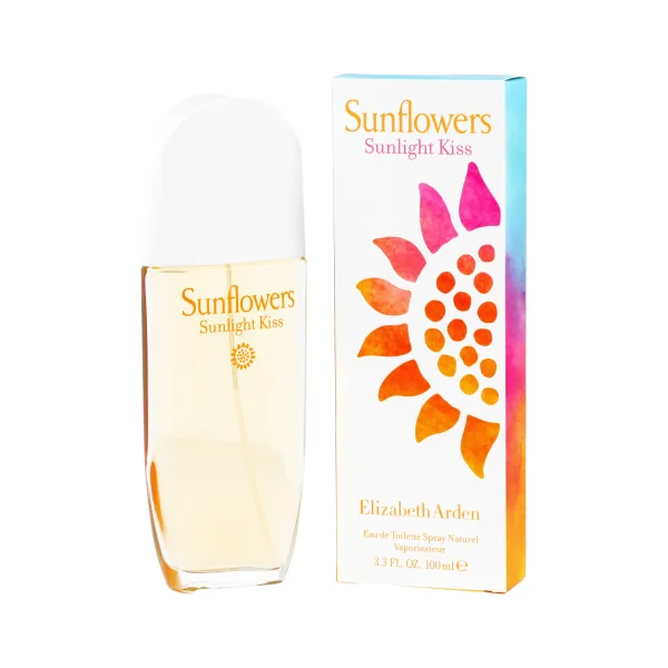 Sunflowers sunlight kiss