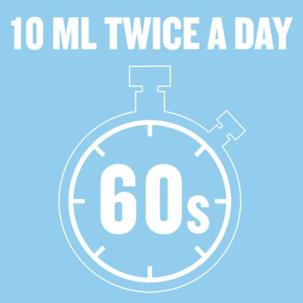 Advanced white mild taste mouthwash thumbnail 3