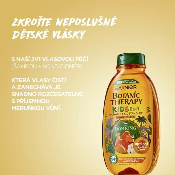 Botanic therapy kids lion king shampoo & detangler thumbnail 7