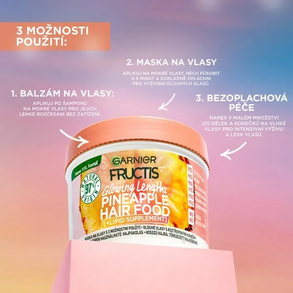 Fructis pineapple glowing lengths mask thumbnail 8
