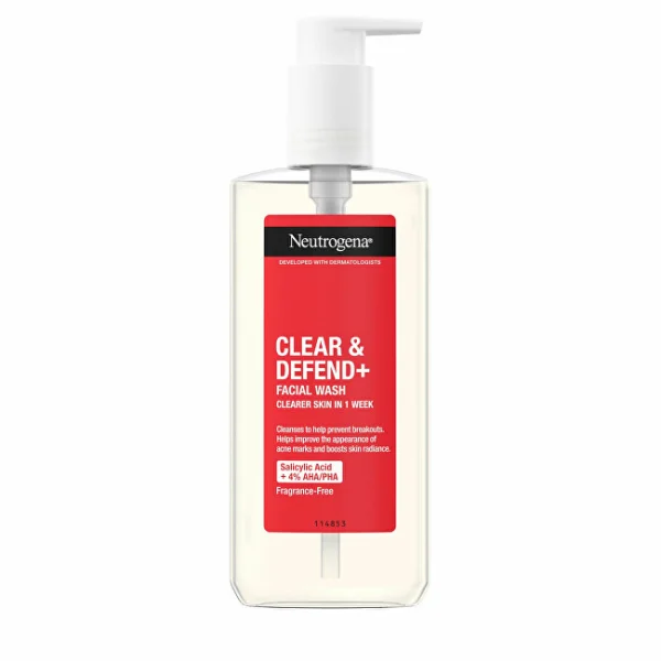 Clear & defend + facial wash