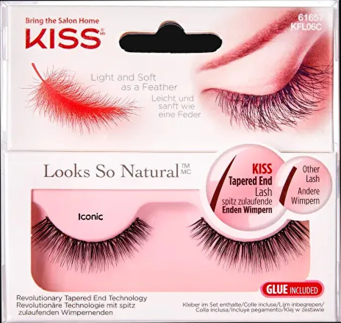 Kiss False eyelashes for a natural