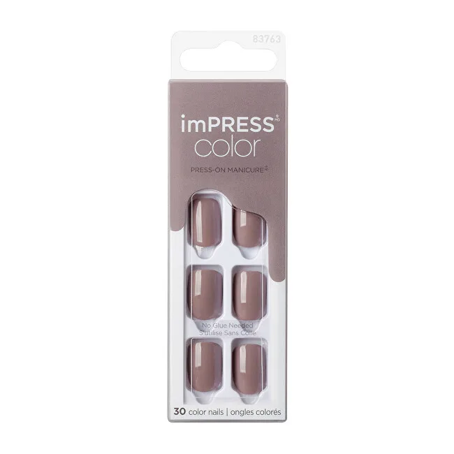 Kiss Self-adhesive nails imPRESS Color Taupe