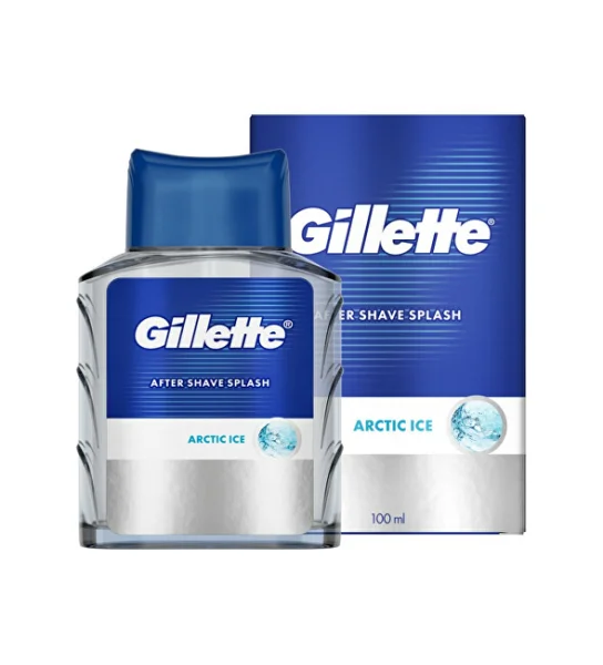 Arctic ice after shave splash