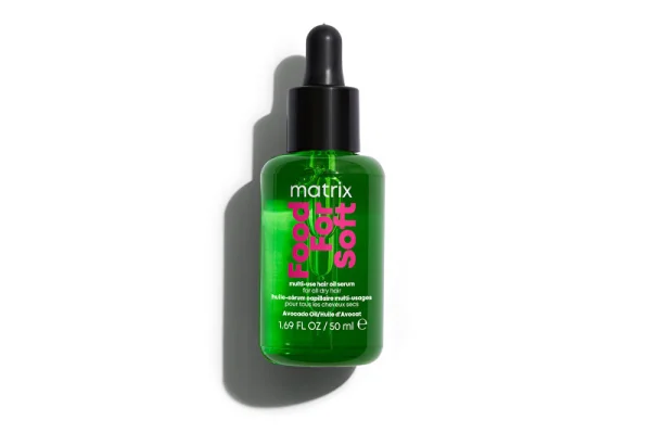 Food for soft multi-use hair oil serum