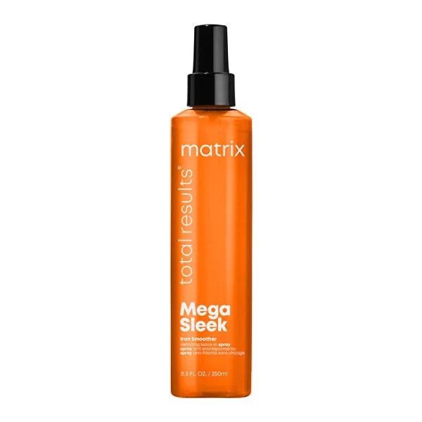 Mega sleek iron smoother defrizzing leave-in spray