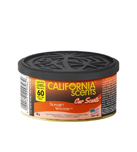 Car scents sunset woods