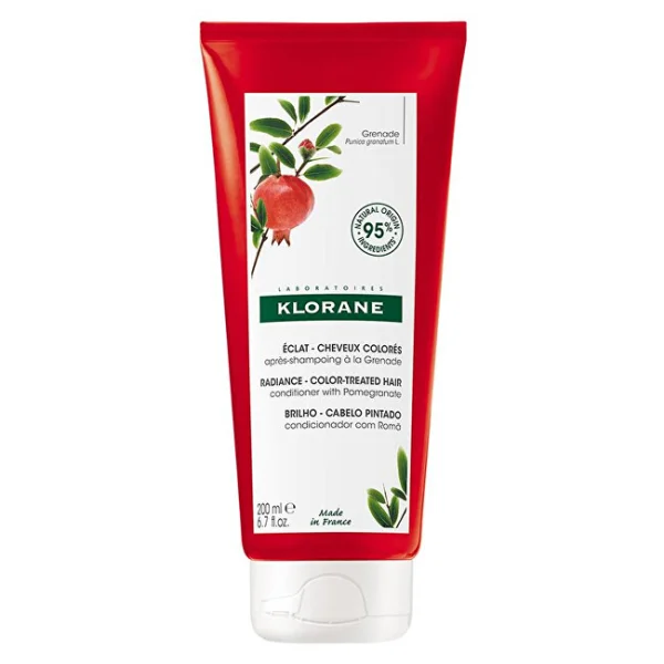 Pomegranate color-treated hair