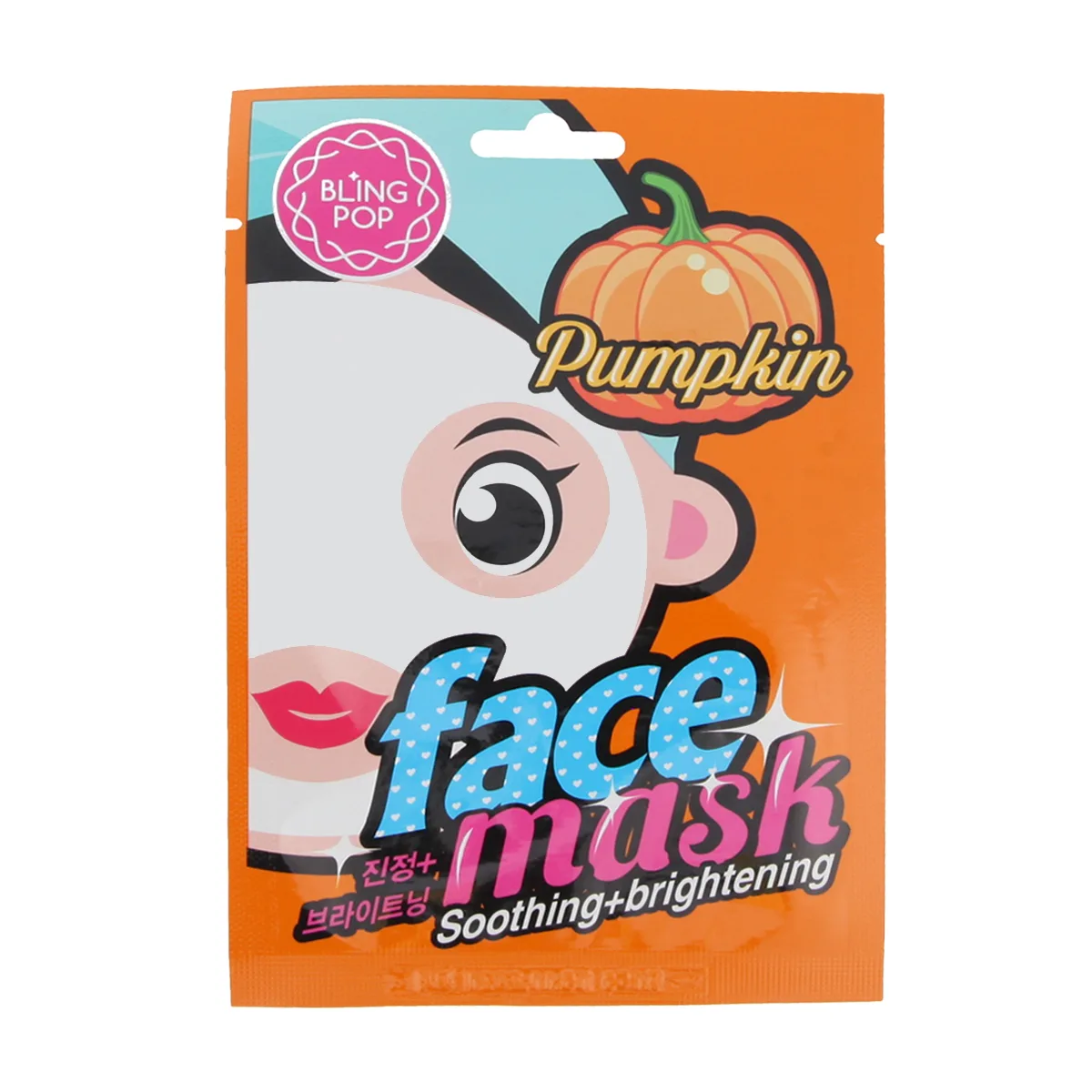 Bling pop Face Mask Pumpkin Soothing