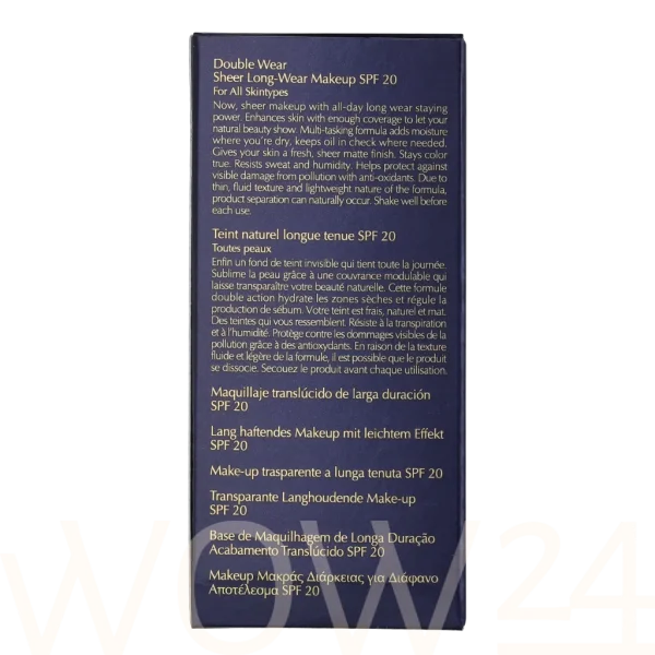 Double wear sheer long-wear makeup spf20 3w1 tawny thumbnail 2