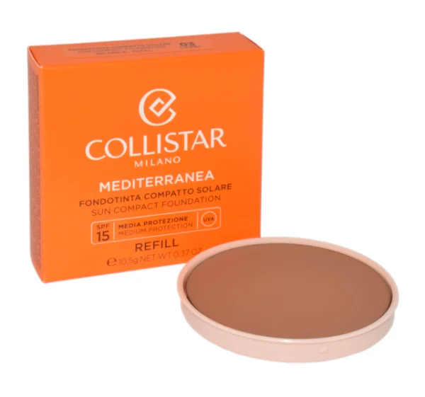 Mediterranea sun compact foundation spf15 03 capri refill 10,