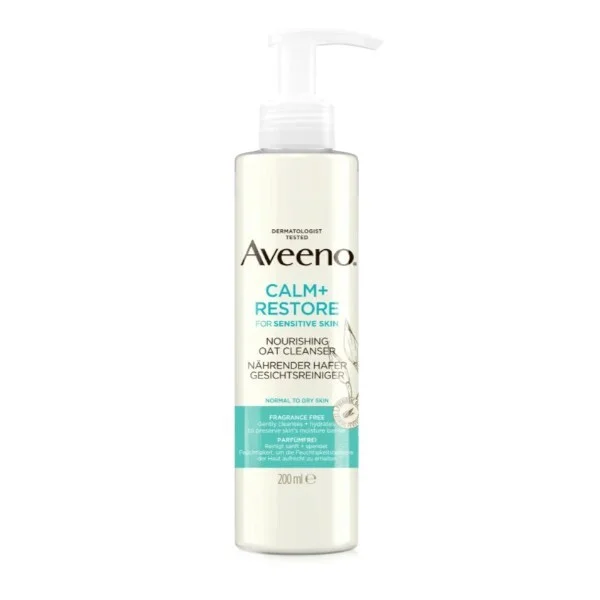 Calm + restore nourishing oat cleanser