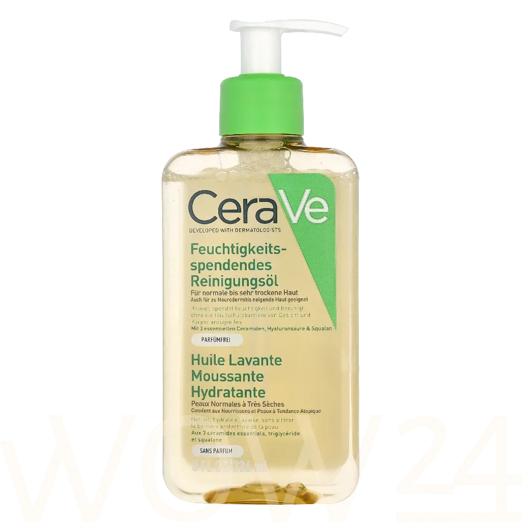 Cerave Facial Cleansers Hydrating Foaming Oil