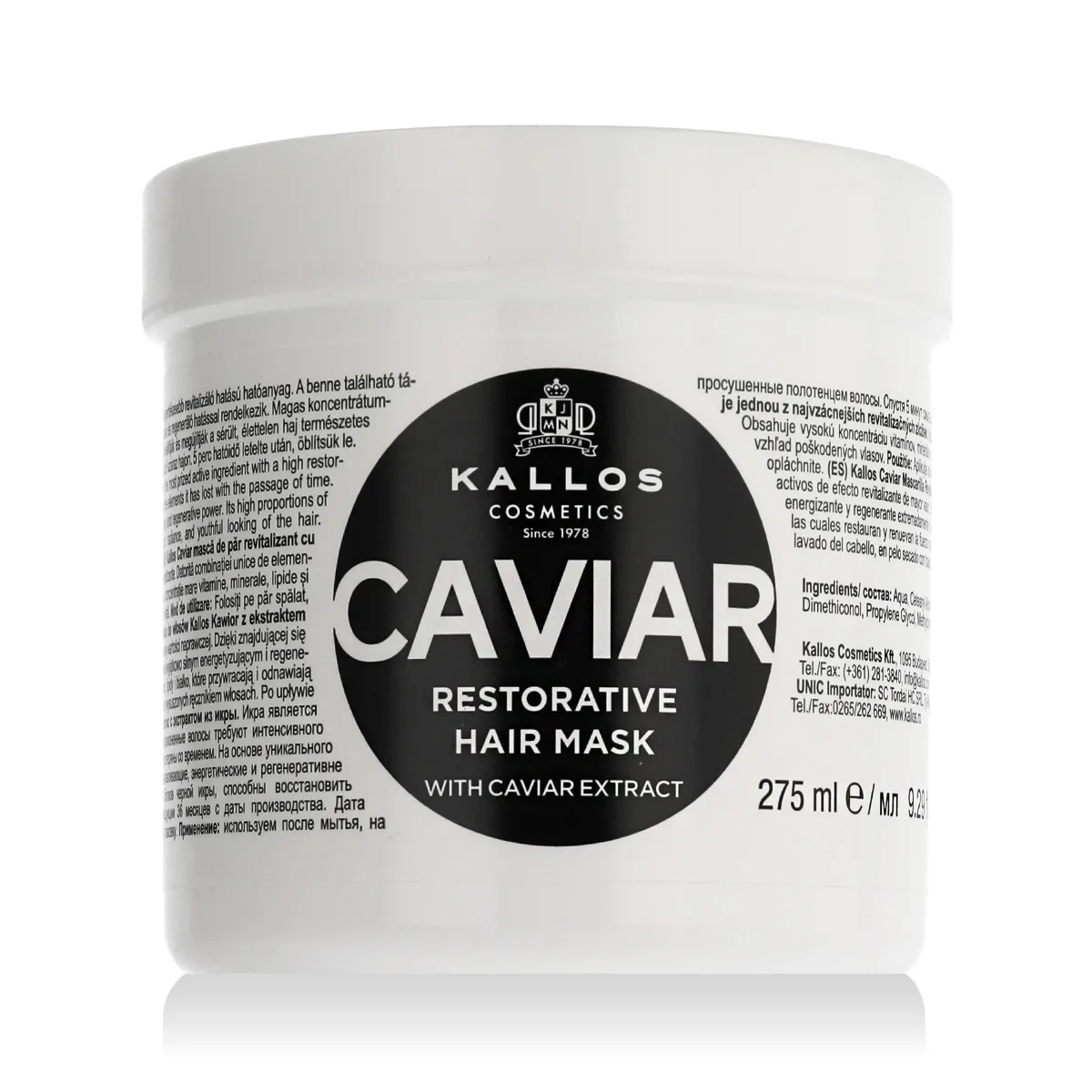 Kallos cosmetics Caviar Restorative Hair Mask