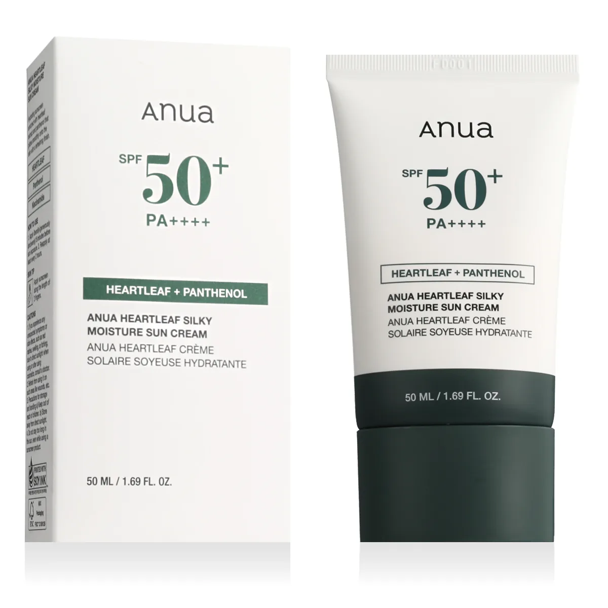 Anua , Heartleaf, Sunscreen Cream, Face, SPF50+