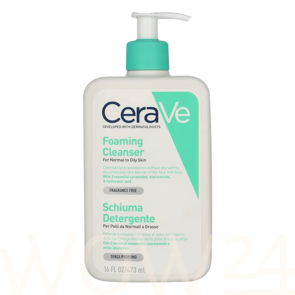 Cerave Facial Cleansers Foaming Cleanser Mazgāšanas