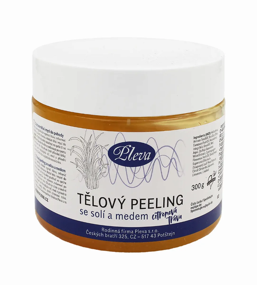 Pleva Exfoliating Body Scrub with Honey
