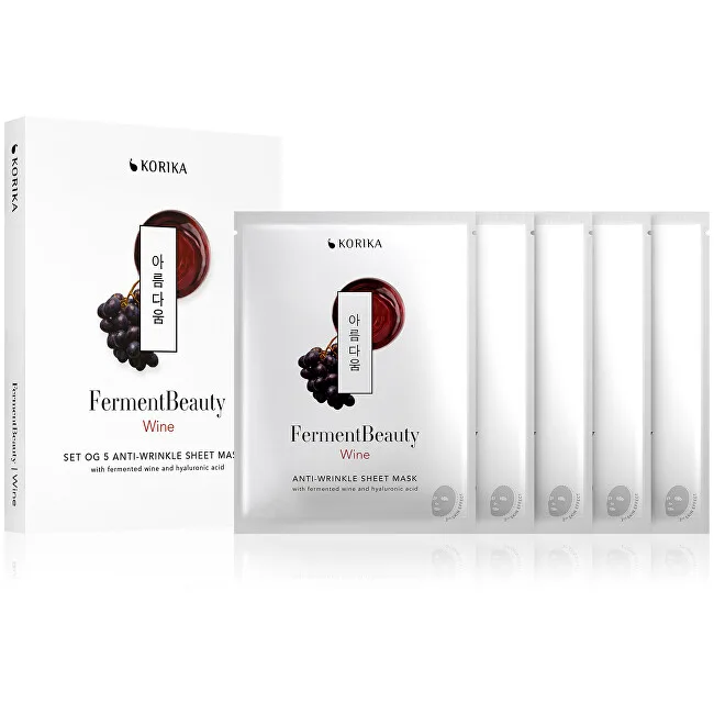 KORIKA FermentBeauty Wine anti-aging sheet mask