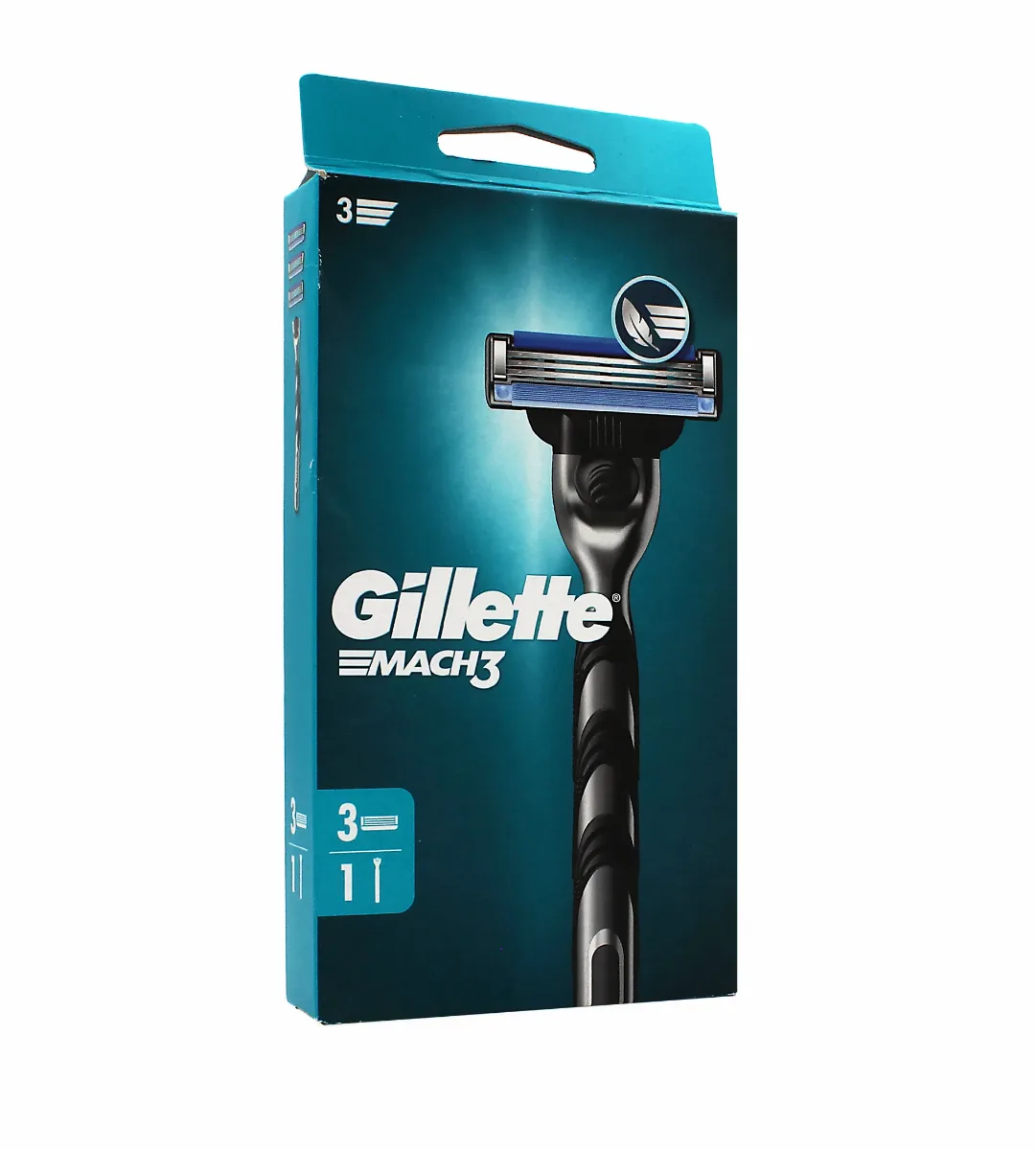 Gillette shaver + head 3 pcs