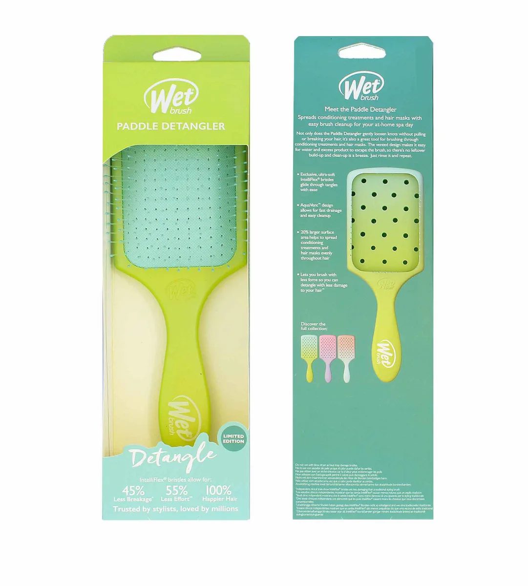 Wet brush Paddle detangler feel good