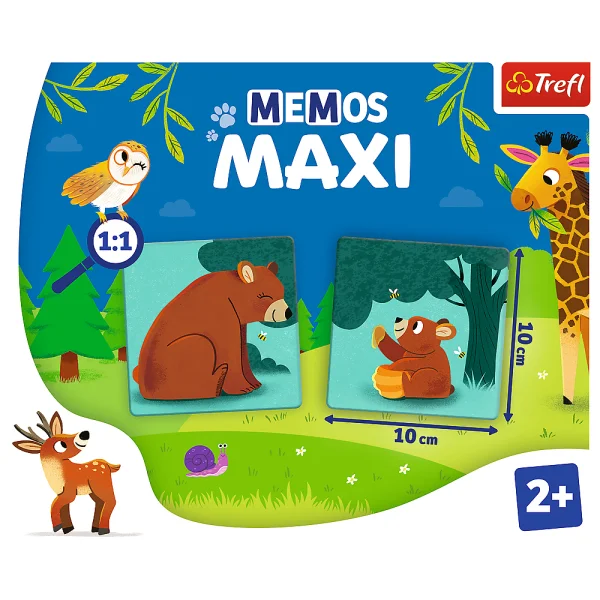 TREFL Atmintį lavinantis žaidimas „Gyvūnai“