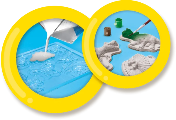  Kūrybinis rinkinys „Gipsiniai dinozaurai“ thumbnail 2
