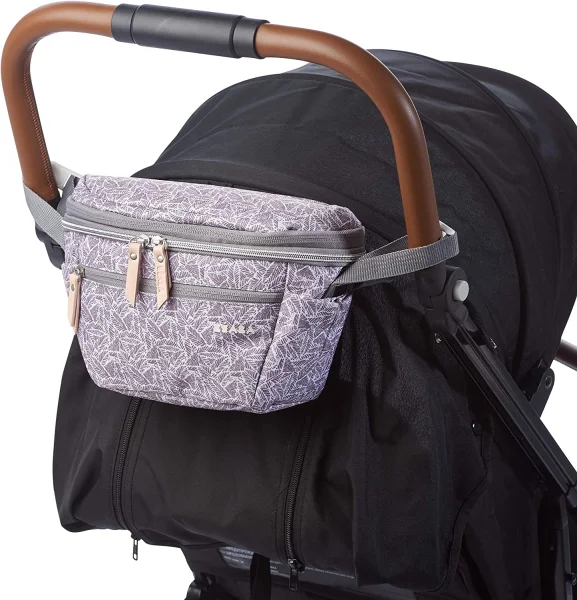 vežimėlio krepšys-mamos rankinė 2in1, POP UP TROLLER BAG BIARRITZ HEATHER, marga pilka