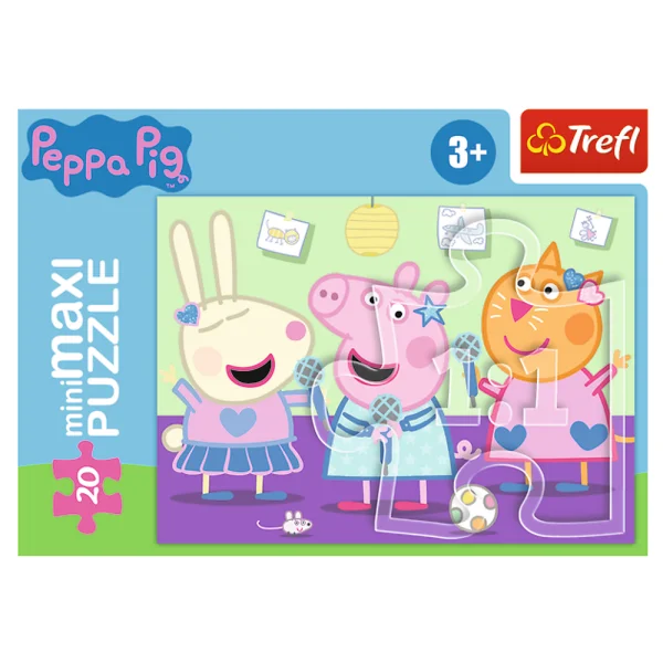 TREFL  Mini Maxi dėlionė „Kiaulytė Pepa" 20 det. thumbnail 3