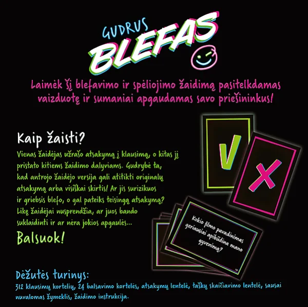 TREFL Žaidimas Gudrus blefas (Lietuvių kalba) thumbnail 3