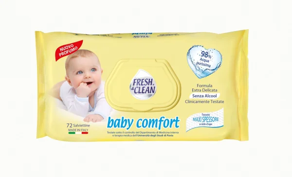 drėgnos servetėlės 72 vnt. BABY COMFORT