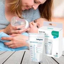 maišeliai motinos pienui laikyti ir užšaldyti, 180 ml, 1084
