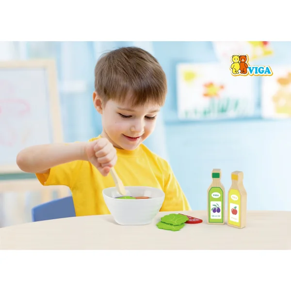 Viga medinis žaislas rinkinys salotoms 18M+ 51605 51605 thumbnail 3