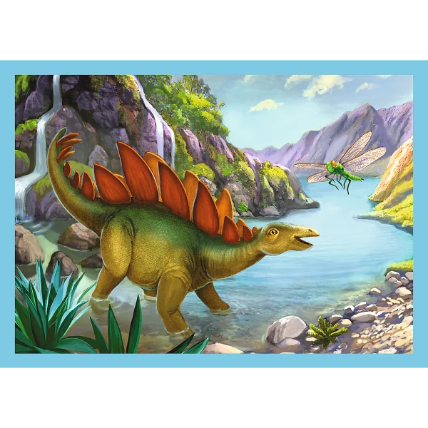 TREFL 12+15+20+24 dėlionių rinkinys „Dinozaurai“