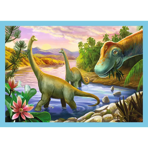 TREFL 12+15+20+24 dėlionių rinkinys „Dinozaurai“ thumbnail 4