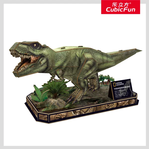  National Geographic 3D dėlionė „Tiranozauras REX“ thumbnail 2