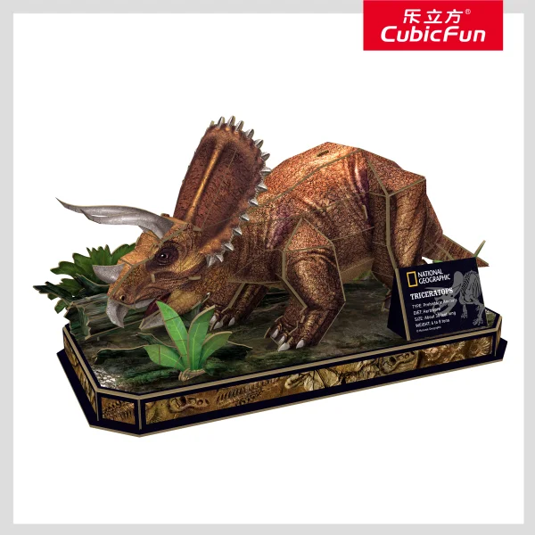  National Geographic 3D dėlionė „Triceratopsas“