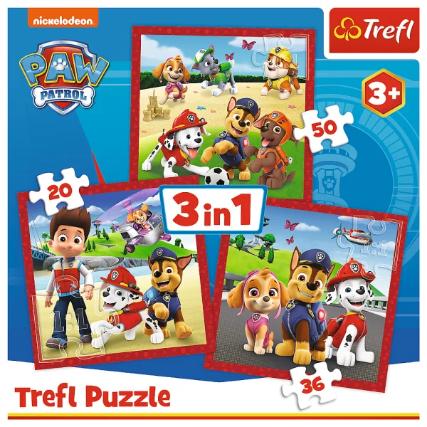 TREFL  3 dėlionių rinkinys „Šuniukas-patrulis“ thumbnail 4
