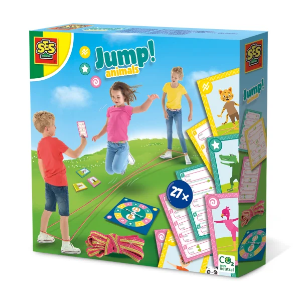  JUMP! Šokinėjimo virvutė su gyvūnų kortelėmis thumbnail 3