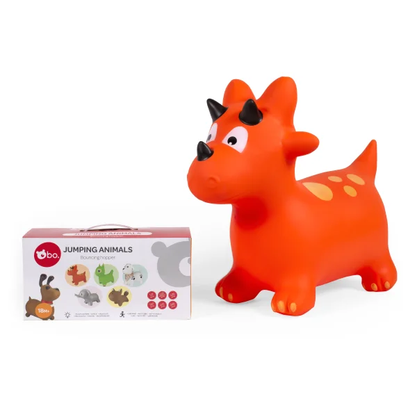  Šokliukas „Oranžinis dinozauras“